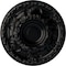 Ekena Millwork Granada Ceiling Medallion (Fits Canopies up to 7 1/8"), Hand-Painted Jet Black, 23 1/2"OD x 2 3/4"P CM24GABLF - alternate 1